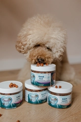 Renske gezonde beloning hond hartjes eend 100 gram - afbeelding 5