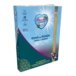 Renske vers eend&konijn 10x395 gram Hondenvoer - afbeelding 1