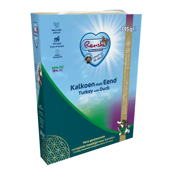 Renske vers kalkoen&eend 10x395 gram Hondenvoer