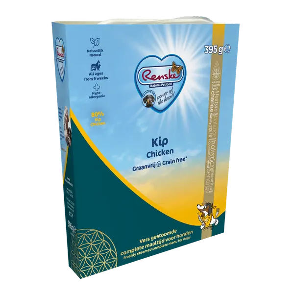Renske vers kip graanvrij 10x395 gram Hondenvoer - afbeelding 1