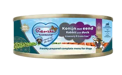 Renske vers konijn/eend graanvrij 95 gram Hondenvoer