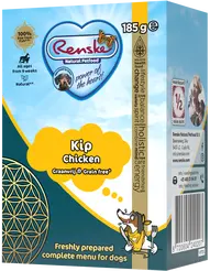 Renske vers tetrapack kip graanvrij 24x185 gram hondenvoer