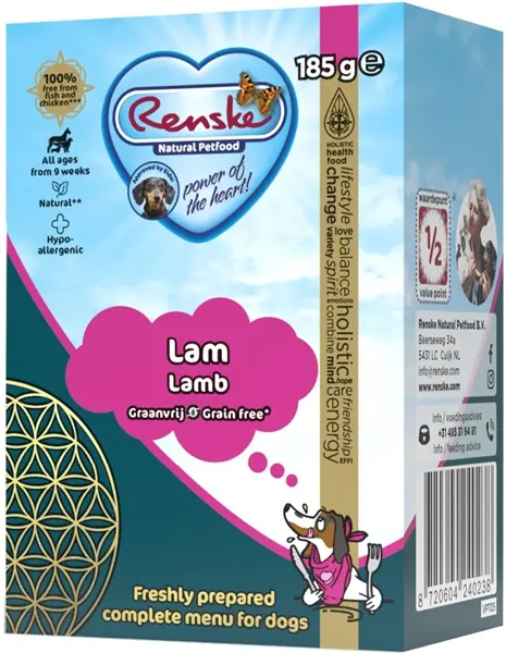 Renske vers tetrapack lam graanvrij 185 gram