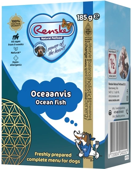 Renske vers tetrapack oceaanvis 24x185 gram hondenvoer