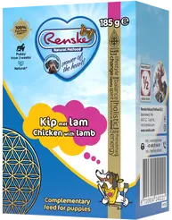 Renske vers tetrapack puppy kip met lam 24x185 gram hondenvoer