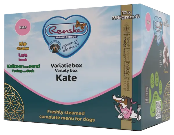 Renske vers variatiebox kate 12x395 gram Hondenvoer - afbeelding 1