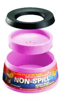 Roadrefresher pet travel bowl large roze