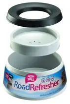 Roadrefresher pet travel bowl small grijs