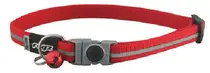 Rogz alleycat halsband rood safelock small 20-31 cm