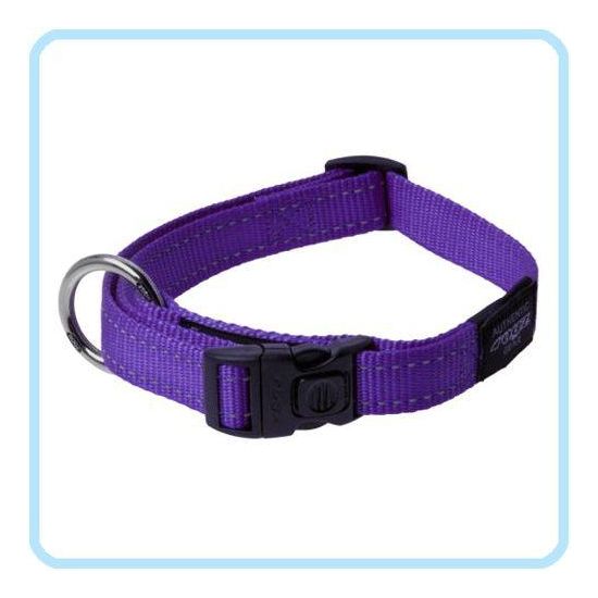 Rogz utility halsband large roze 34-56 cm - Van Noord's Dierenvoeders