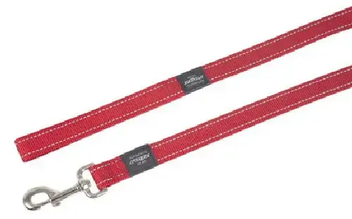 Rogz utility classic lijn lang x-large rood 1.8 mtr.