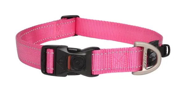 Rogz utility halsband large roze 34-56 cm