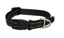 Rogz utility halsband large zwart 34-56 cm