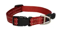 Rogz utility halsband medium rood 26-40 cm