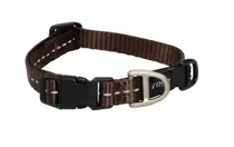 Rogz utility halsband small chocolade 20-31 cm