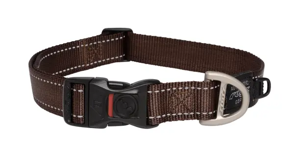 Rogz utility halsband x-large chocolade 43-70 cm