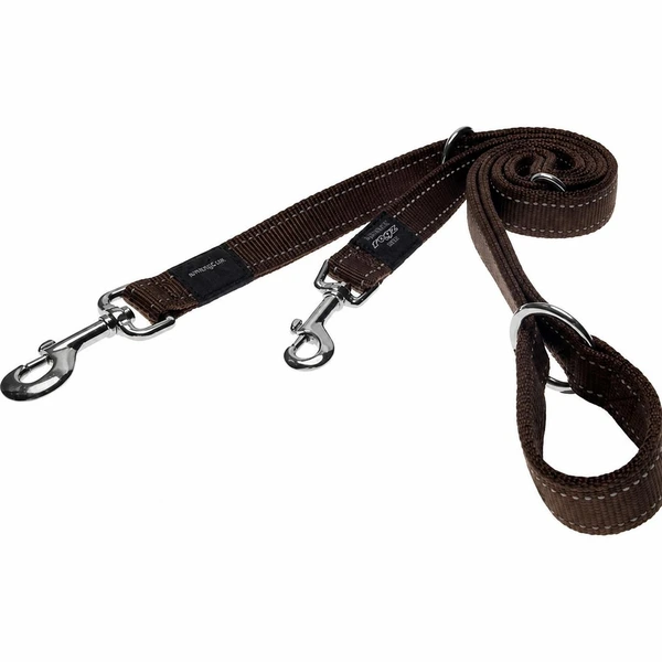 Rogz utility multi lijn medium chocolade 1.0-1.3-1.6 mtr.