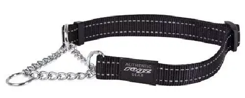 Rogz utility obedience large zwart 40-56 cm