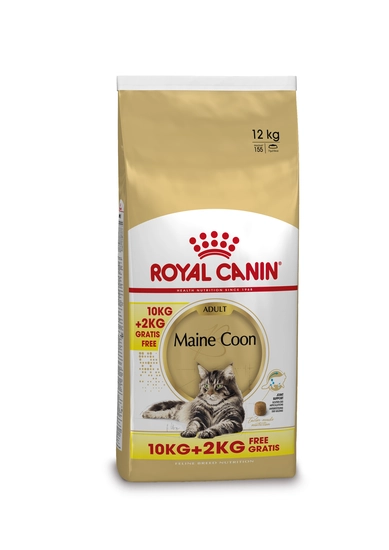 Royal Canin maine coon adult 10 kg + 2 kg gratis bonusbag - afbeelding 1