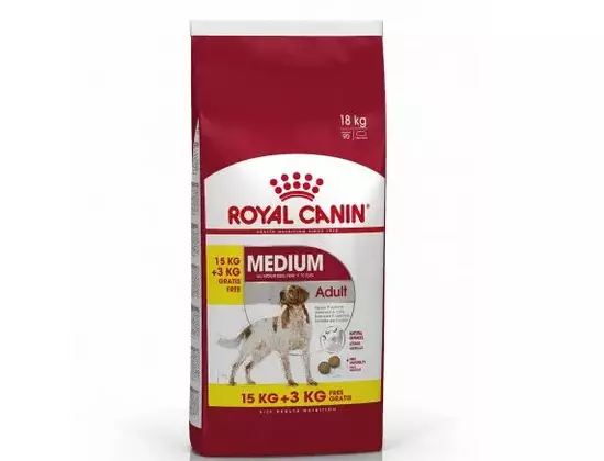 Royal Canin medium adult 15 kg + 3 kg gratis bonusbag - afbeelding 1