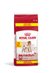 Royal Canin medium adult 15kg+3kg gratis bonusbag SALE!
