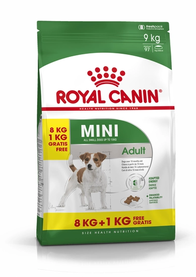 Royal Canin mini adult 8 kg + 1 kg gratis bonusbag - afbeelding 1