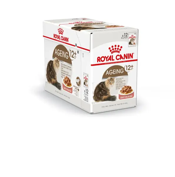 Royal Canin mp ageing 12+ in gravy 12x85 gr Kattenvoer - afbeelding 1