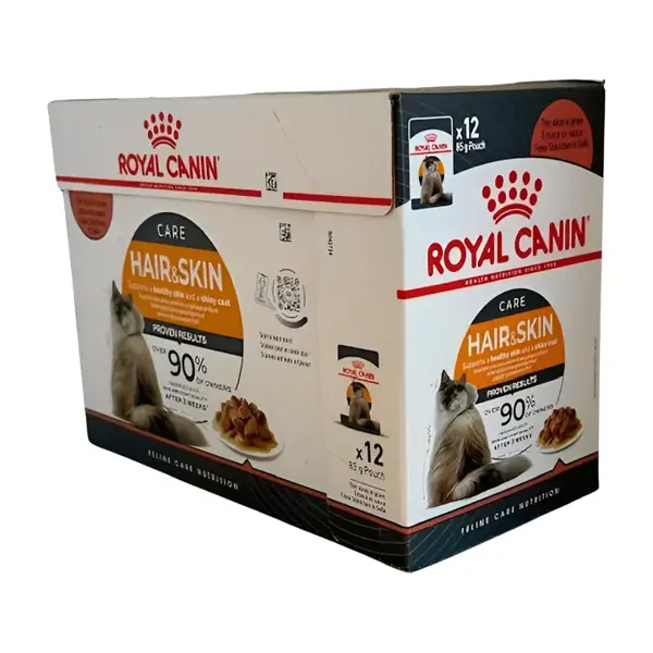 Royal Canin hair & skin care in gravy 12x85 gr Kattenvoer - afbeelding 1