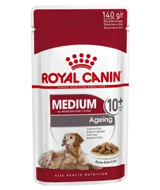 Royal canin mp medium ageing 10+ wet 10x140 gram Hondenvoer SALE! - afbeelding 1