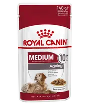 Royal canin mp medium ageing 10+ wet 10x140 gram Hondenvoer SALE! - afbeelding 1