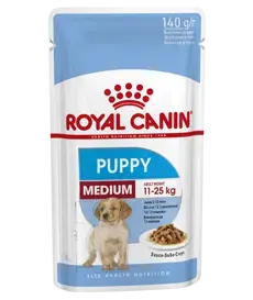 Royal canin mp medium puppy wet 10x140 gram Hondenvoer - afbeelding 1