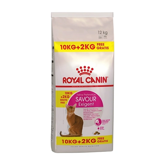 Royal Canin savour exigent feline 10 kg + 2 kg gratis kattenvoer - afbeelding 1