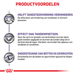 Royal canin veterinary diet dental 13 kg hondenvoer - afbeelding 4
