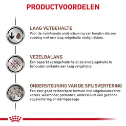 Royal canin veterinary diet gastro intestinal low fat blik 400 gram hondenvoer - afbeelding 3