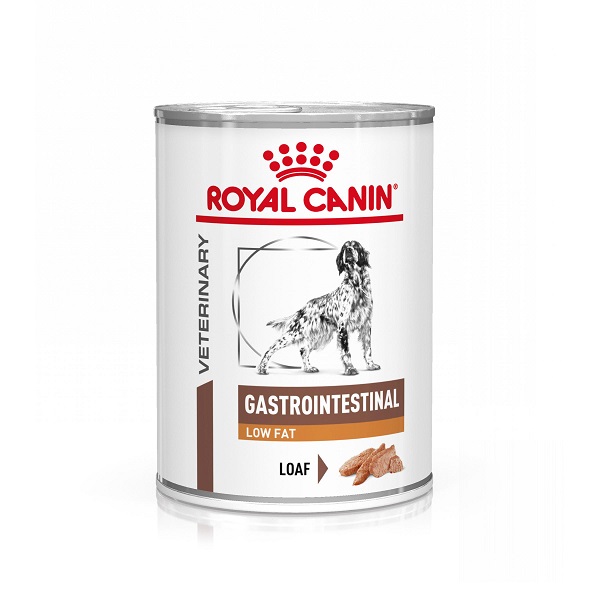 Royal canin veterinary diet gastro intestinal low fat blik 400 gram hondenvoer - afbeelding 1