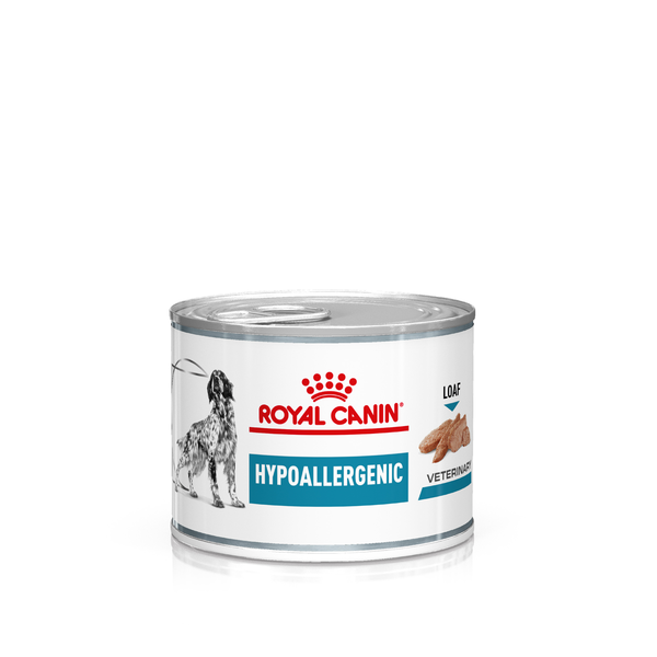 Royal canin veterinary diet hypoallergenic blik 200gr. Hondenvoer - afbeelding 1
