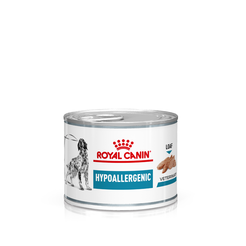 Royal canin veterinary diet hypoallergenic blik 200gr. Hondenvoer - afbeelding 1