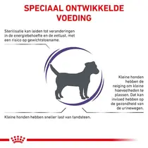 Royal canin veterinary diet neutered adult small dog <10 kg 1,5kg  Hondenvoer - afbeelding 3