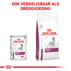 Royal canin veterinary diet renal blik 410 gram Hondenvoer - afbeelding 2