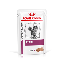 Royal canin veterinary diet renal loaf pouch 12x85 gram Kattenvoer