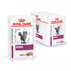 Royal canin veterinary diet renal loaf pouch 12x85 gram Kattenvoer - afbeelding 2