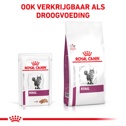 Royal canin veterinary diet renal loaf pouch 12x85 gram Kattenvoer - afbeelding 3