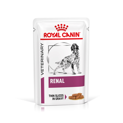 Royal canin veterinary diet renal pouch 12x100 gram Hondenvoer