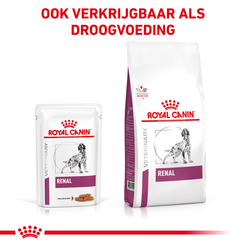 Royal canin veterinary diet renal pouch 12x100 gram Hondenvoer - afbeelding 3