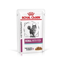 Royal canin veterinary diet renal vis pouch 12x85 gram Kattenvoer