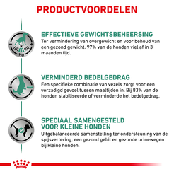 Royal canin veterinary diet satiety weight management small dog 3 kg Hondenvoer - afbeelding 4