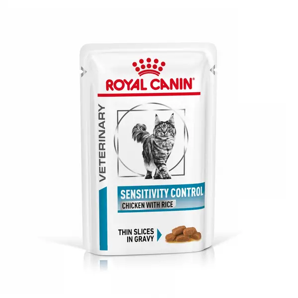 Royal canin veterinary diet sensitivity control kip mp 12x85 gram Kattenvoer - afbeelding 1