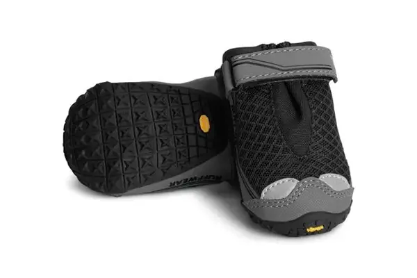 Ruffwear dog boots grip trex obsidian black 44mm/xxxs 2 stuks