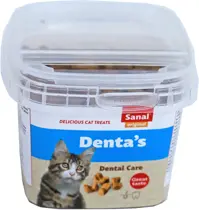 Sanal denta's bites dental care koekjes 75 gram - afbeelding 1