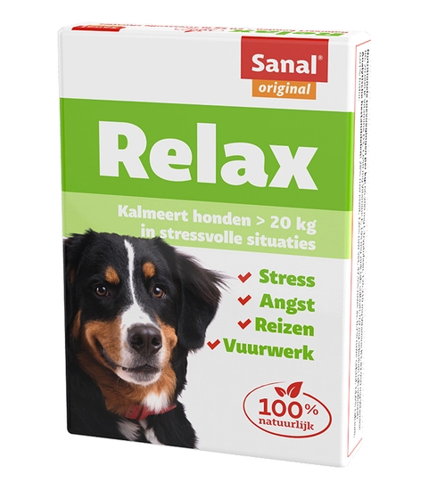 Sanal relax grote hond vanaf 20 kg 15 tabletten
